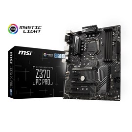 MSI Z370 PC PRO DDR4 HDMI DVI D-Sub Light 16x Lga1151 ATX