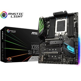 MSI X399 SLI PLUS DDR4 M.2 16x Threadripper SocketTR4 ATX