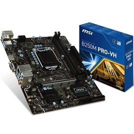 MSI B250M PRO-VH DDR4 M.2 HDMI D-Sub 16x Lga1151 mATX