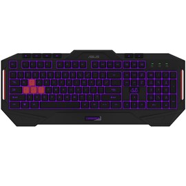 Asus Cerberus Keyboard MKII LED Aydınlatmalı Siyah Oyuncu Klavyesi