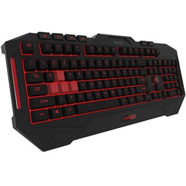 Asus Cerberus Keyboard MKII LED Aydınlatmalı Siyah Oyuncu Klavyesi