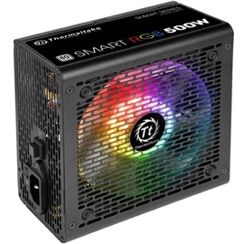 Thermaltake PS-SPR-0500NHSAWE-1 Smart 500W 80+ 12cm RGB Led Fanlı PSU