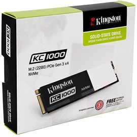 Kingston SKC1000/960G 960GB M.2. 2280 NVMe PCIe SSD Gen3 x4 2700/1600MB/s