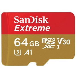 SanDisk SDSQXAF-064G-GN6AA Extreme 64GB microSDXC UHS-I 100MB C10 U3 V30 Bellek Kartı