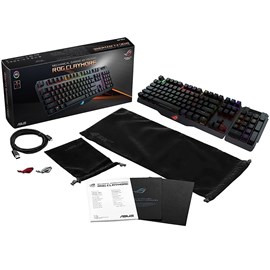 Asus ROG Claymore Aydınlatmalı Aura Sync RGB LED Cherry MX Brown Usb Q TR Mekanik Gaming Klavye