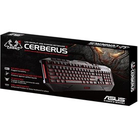 Asus Cerberus Combo Aydınlatmalı Q TR Klavye ve Usb Mouse Oyuncu Seti