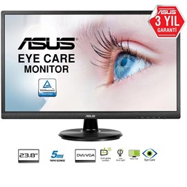 Asus VA249NA 23.8 5ms Full HD DVI VGA Led Monitör