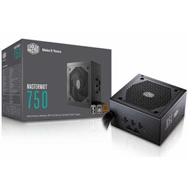 Cooler Master MasterWatt 750W 80+ Bronze Yarı Modüler Aktif PFC 120mm Fanlı PSU