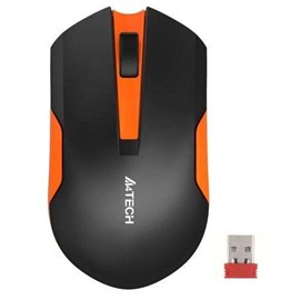 A4 Tech G3-200N Turuncu-Siyah V-Track Kablosuz Mouse