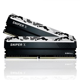 G.Skill F4-3000C16D-16GSXWB SniperX Gri Kamuflaj 16GB (2x8GB) DDR4 3000Mhz CL16 Dual Kit