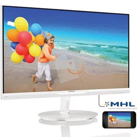 Philips 234E5QHAW/00 23 5ms Full HD D-Sub MHL HDMI AH-IPS Ultra İnce Beyaz Led Monitör