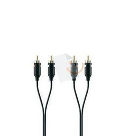 BELKIN F3Y098BF1M Altın (2x Rca - 2x Rca) 1m Stereo Ses Kablosu