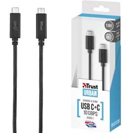 Trust 21178 USB3.1 USB-C-C Kablo 10Gbps PD2.0 90cm