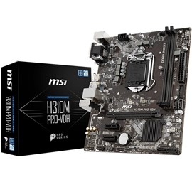 MSI H310M PRO-VDH DDR4 DVI HDMI D-Sub 16x Lga1151 mATX