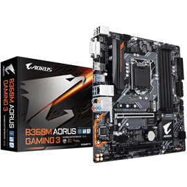 Gigabyte B360M AORUS GAMING 3 DDR4 M.2 DVI-D HDMI 16x Lga1151 mATX