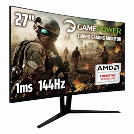 Gamepower GPR27C144 27 1ms 144Hz Curved FreeSync Full HD Gaming Monitör