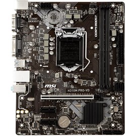 MSI H310M PRO-VD DDR4 DVI VGA 16x Lga1151 mATX