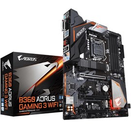 Gigabyte B360 AORUS GAMING 3 WIFI DDR4 M.2 DVI HDMI 16x Lga1151 ATX