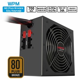 Sharkoon WPM700 700W 80+ Bronze ATX Modüler PSU