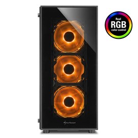 Sharkoon TG5 RGB 4x Led Fan Pencereli PSUsuz ATX Kasa