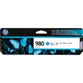 HP 980 D8J07A Mavi Camgöbeği Mürekkep Kartuşu M585 X555