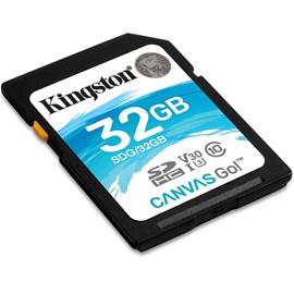 Kingston SDG/32GB Canvas Go! 32GB SDHC Bellek Kartı 90/45MB Class 10 UHS-I U3