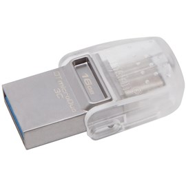 Kingston DTDUO3C/16GB DataTraveler microDuo 3C 16GB Usb-USB Type-C 3.1 Flash Bellek