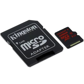 Kingston SDCA3/128GB microSDXC 128GB UHS-I U3 Bellek Kartı 90MB