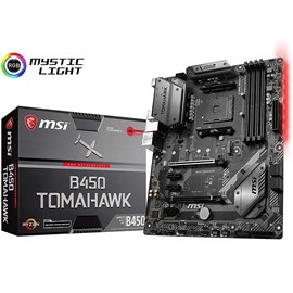 MSI B450 TOMAHAWK DDR4 M.2 HDMI DVI RGB LED 16x AM4 ATX