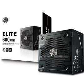 Cooler Master MPW-6001-ACABN1 Elite V3 600W Aktif PFC 120mm Fanlı PSU