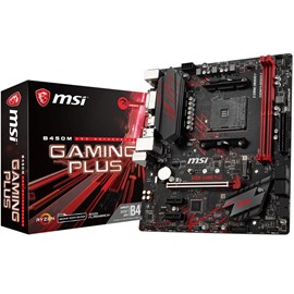 MSI B450M GAMING PLUS DDR4 M.2 HDMI DVI 16x AM4 mATX