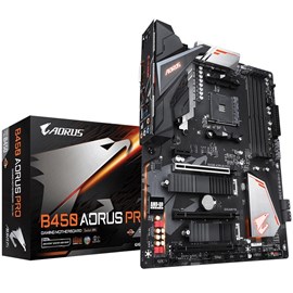 Gigabyte B450 AORUS PRO DDR4 M.2 HDMI DVI RGB Fusion 16x AM4 ATX