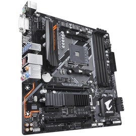 Gigabyte B450 AORUS M DDR4 M.2 HDMI DVI RGB Fusion 16x AM4 mATX