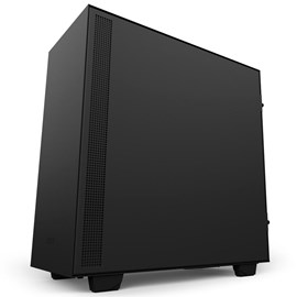 NZXT CA-H500W-BR H500i Mat Siyah-Kırmızı Temperli Cam RGB Akıllı ATX PSUsuz Kasa