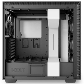 NZXT CA-H700B-W1 H700 Mat Beyaz Temperli Cam ATX PSUsuz Kasa