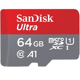 SanDisk SDSQUAR-064G-GN6TA Ultra 64GB microSDXC UHS-I 100MB C10 U1 A1 Bellek Kartı