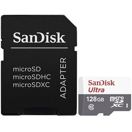 SanDisk SDSQUNS-128G-GN6TA Ultra 128GB microSDXC UHS-I 80MB Bellek Kartı