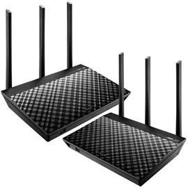 Asus AiMesh AC1900 WiFi Sistemi Kablosuz Ağ Dağıtımı (RT-AC67U 2Li Paket)