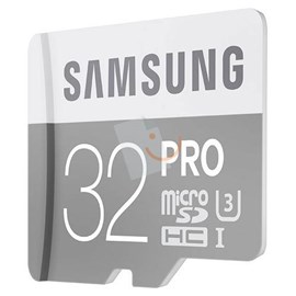 Samsung MB-MG32EA/EU PRO 32GB microSDHC UHS-1 U3 Class 10 90Mb-80Mb/Sn Bellek Kartı