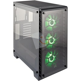 Corsair CC-9011101-WW Crystal 460X RGB Compact Temperli Cam Mid-Tower PSUsuz ATX Kasa