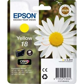 Epson C13T18044020 Sarı Kartuş  XP-202 XP-302 XP-305 XP-405 XP-405WH