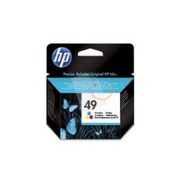 HP 49 51649AE Büyük Üç Renkli Kartuş 610 640 590 690 720