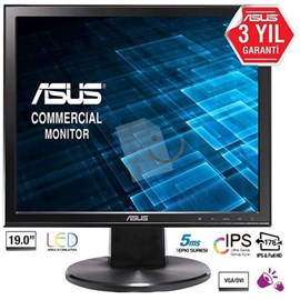 Asus VB199TL 19 5ms D-Sub DVI-D Hoparlör Kare IPS Monitör