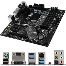 MSI Z170M MORTAR DDR4 M.2 HDMI DVI 16x Lga1151 mAtx