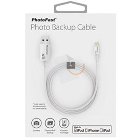 PhotoFast Photo Backup Cable 32GB Lightning / USB 3.0 Şarj Kablolu i-FlashDrive