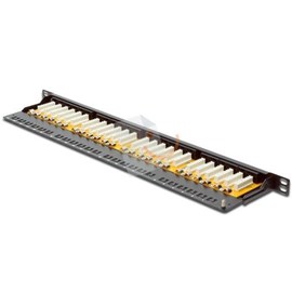 Digitus DN-91624U-SL-SH 19 24 Port Cat-6 UTP Patch Panel