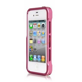 LUXA2 LX-LHA0074-C Alum Armor Pembe iPhone 4s Alüminyum Kılıf