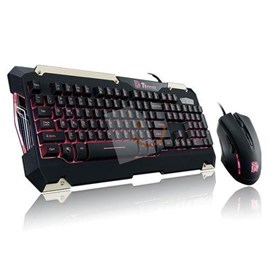 Thermaltake Tt eSPORTS Commander Combo Kırmızı Işıklı Oyuncu Klavye Mouse Seti Türkçe