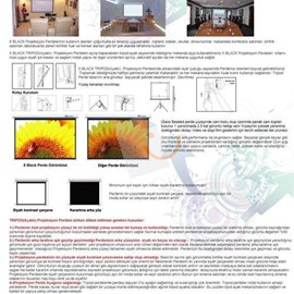 Codegen XGT-200 200x200 Glas Beads Tripod Projeksiyon Perdesi (Siyah Fonlu - Taşınabilir - Ayaklı)