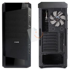 Zalman Z12 Plus Mid Tower 3x Fanlı Pencereli PSUsuz Atx Siyah Kasa (Hediyeli)